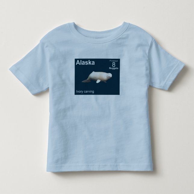Camiseta De Bebé Ivory Beluga (Anverso)