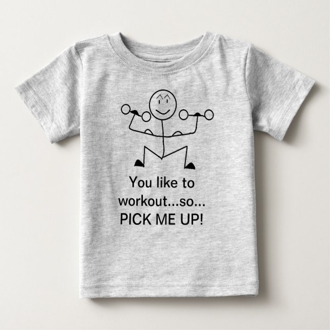 Camiseta De Bebé iWorkout (Anverso)