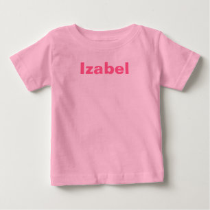 Camiseta De Bebé Izabel