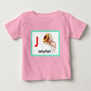 Camiseta De Bebé J es para Jellyfish