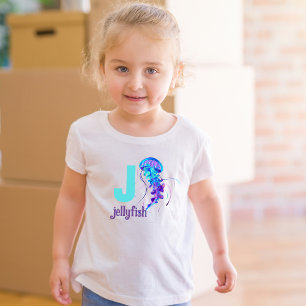 Camiseta De Bebé J es para Medusa: Viaje al Océano