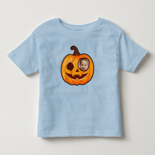 Camiseta De Bebé Jack o lantern personalizado de fotos monstruo de 