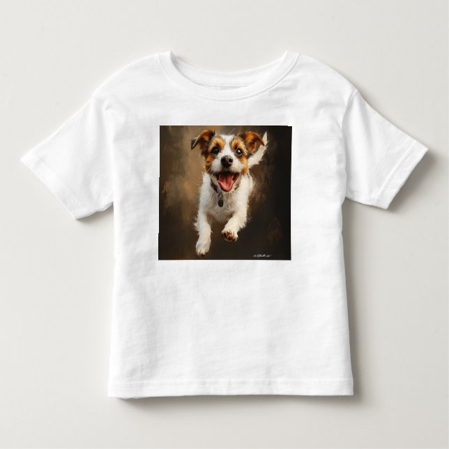 Camiseta De Bebé Jack Russell (Anverso)