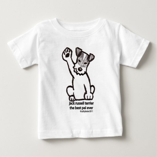 Camiseta De Bebé Jack Russell mejor PAL (Anverso)