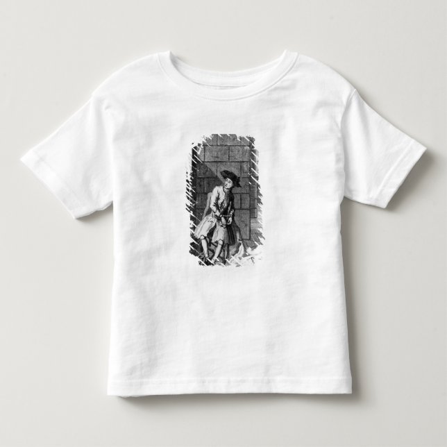 Camiseta De Bebé Jack Shepperd en la prisión de Newgate, 1724 (Anverso)