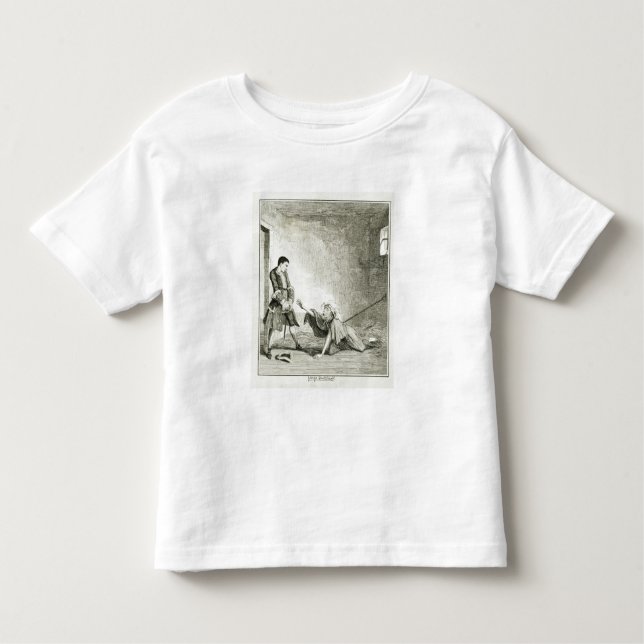 Camiseta De Bebé Jack visita a su madre en el hospital de Belén, (Anverso)