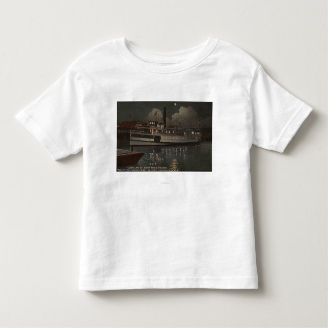 Camiseta De Bebé Jacksonville, FL - río de St Johns de la opinión (Anverso)