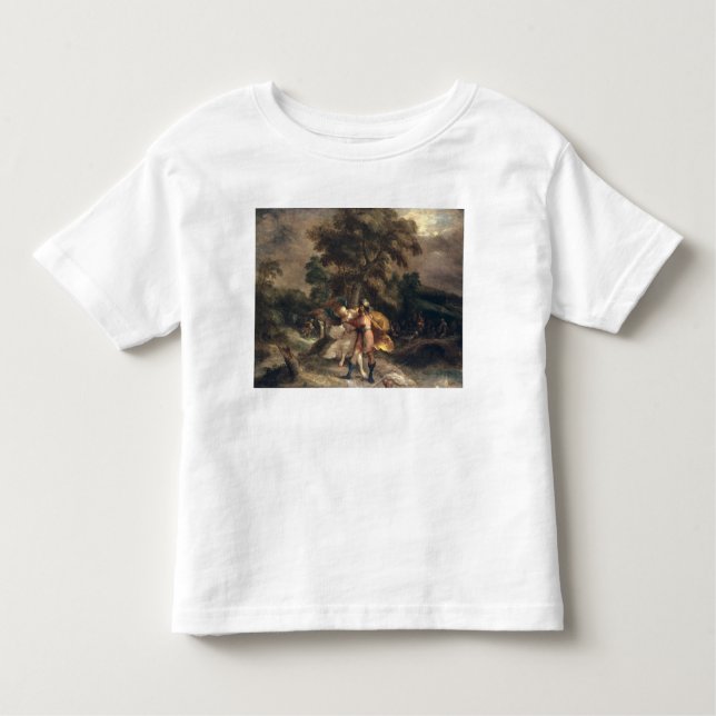 Camiseta De Bebé Jacob y el ángel (Anverso)