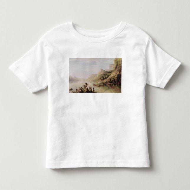 Camiseta De Bebé Jacques Cartier que descubre el St. Lorenzo (Anverso)