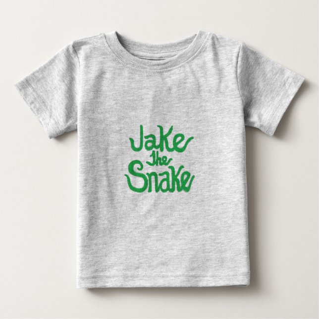 Camiseta De Bebé Jake La serpiente es el hombre (Anverso)