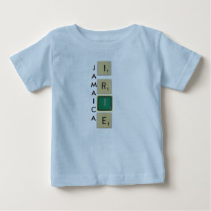 CAMISETA DE BEBÉ JAMAICA IRIE UNA PIEZA DE SALIDA DE BEBÉ.