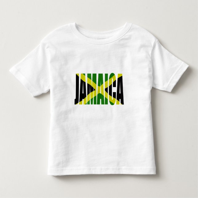 Camiseta De Bebé Jamaica plus flag (Anverso)