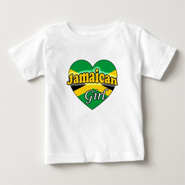 Camiseta De Bebé Jamaican Girl (Anverso)