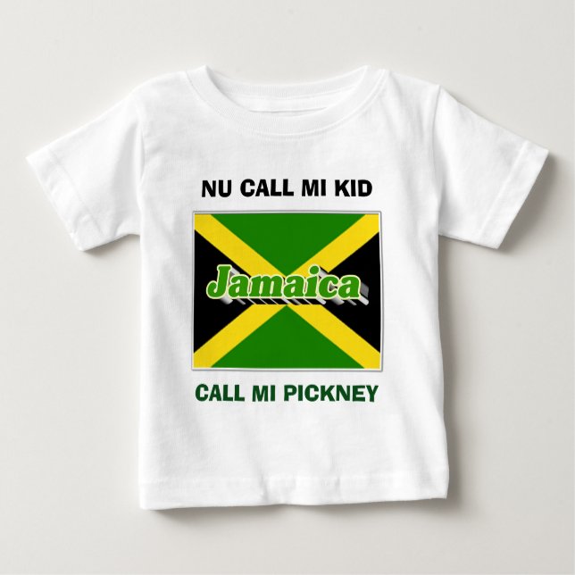CAMISETA DE BEBÉ JAMAICAN PICKNEY (Anverso)