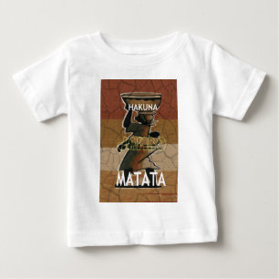 Camiseta De Bebé Jambo Habari Hakuna Matata.