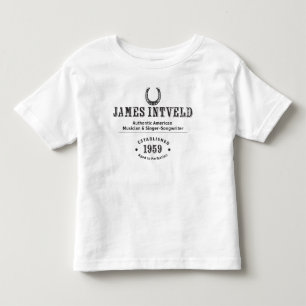 Camiseta De Bebé James Intveld Horseshoe Est. 1959