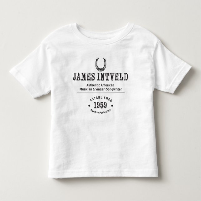 Camiseta De Bebé James Intveld Horseshoe Est. 1959 (Anverso)
