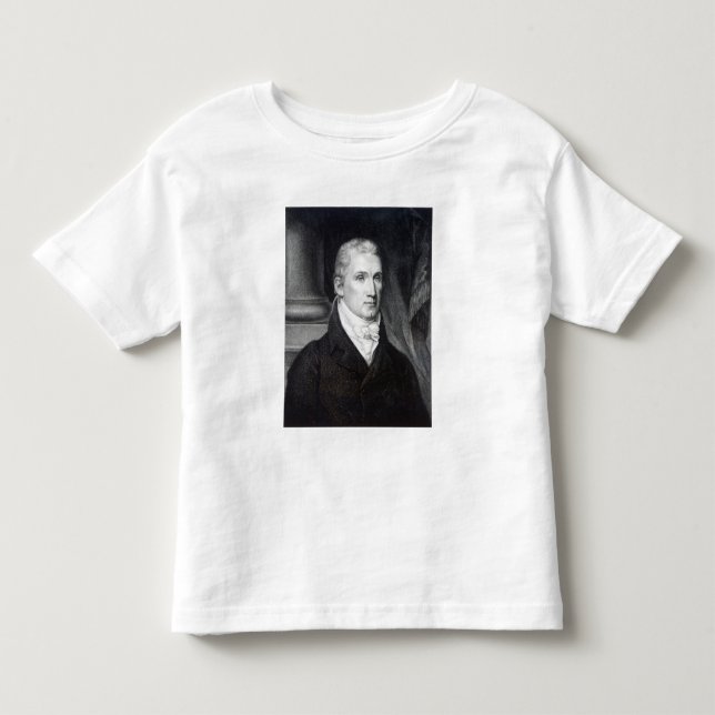 Camiseta De Bebé James Monroe, grabado por Thomas Gimbrede (Anverso)