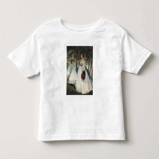 Camiseta De Bebé James Tissot | Las Dos Hermanas: Retrato, 1863 (Anverso)