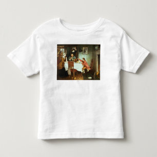 Camiseta De Bebé James Watt joven que juega con vapor