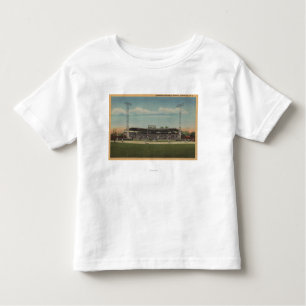 Camiseta De Bebé Jamestown, NY - estadio de béisbol municipal