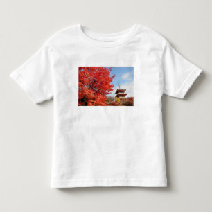 Camiseta De Bebé Japón, Kyoto. Templo Kiyomizu en color de otoño