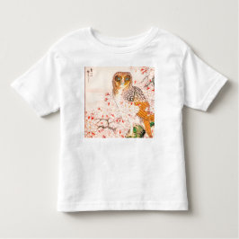 Camiseta De Bebé JAPONÉS OWL TODDLER CUSTOM NAME T-Shirt
