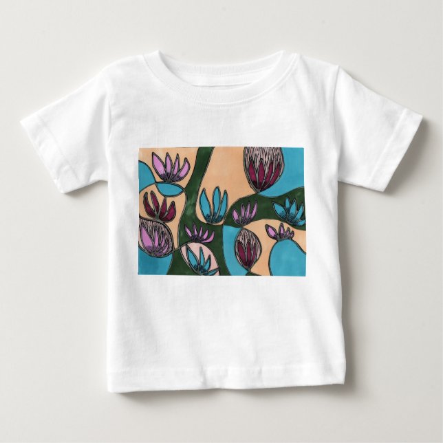 Camiseta De Bebé Jardín (Anverso)