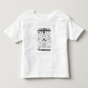 Camiseta De Bebé Jardín botánico de Leiden (grabado) (foto de b/w