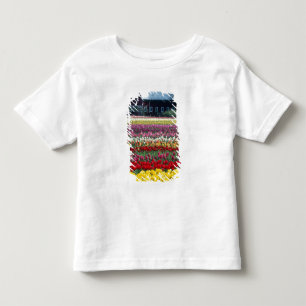 Camiseta De Bebé jardín de exhibición de tulipanes, condado de Skag
