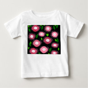 Camiseta De Bebé Jardín de flores de Scandi