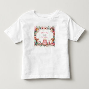 Camiseta De Bebé Jardín de hadas rosadas encantadas - Cumpleaños