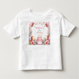 Camiseta De Bebé Jardín de hadas rosadas encantadas - Cumpleaños