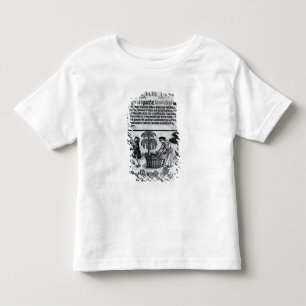 Camiseta De Bebé Jardín de hierbas medieval