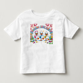 Camiseta De Bebé "Jardín de Infancia Graznador – Pato Lindo Regreso