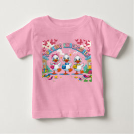 Camiseta De Bebé "Jardín de Infancia Graznante – Pato Lindo Regreso