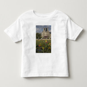 Camiseta De Bebé Jardín de las Tullerías, Louvre, París, Francia