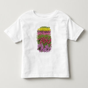 Camiseta De Bebé Jardín de tulipanes, daffodils e jacinto