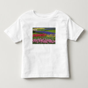 Camiseta De Bebé Jardín de tulipanes, jacinto de uva y