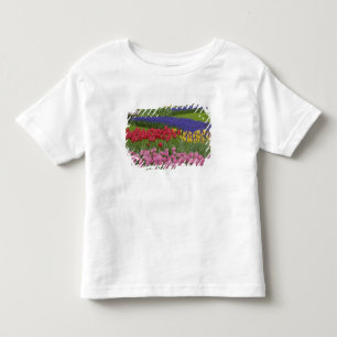 Camiseta De Bebé Jardín de tulipanes, jacintos de uva y