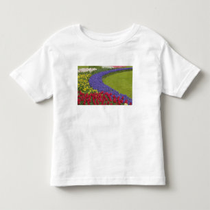 Camiseta De Bebé Jardín de tulipanes, jacintos de uva y narcisos,