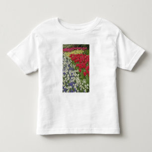 Camiseta De Bebé Jardín de tulipanes y narcisos, Jardines Keukenhof