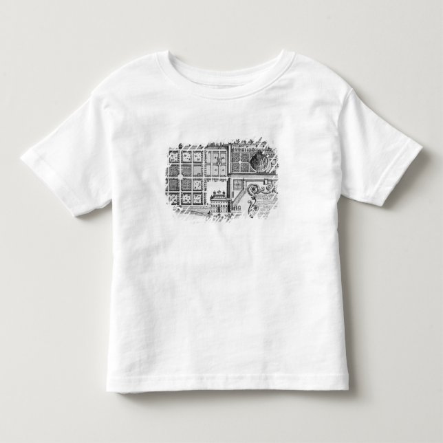 Camiseta De Bebé Jardín del duque magnífico de Toscana en el (Anverso)