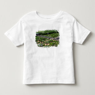 Camiseta De Bebé Jardín en el Castillo de Villandry, Indre-et-Loire