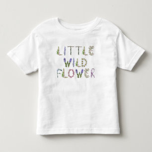 Camiseta De Bebé Jardín floral de florecillas silvestres