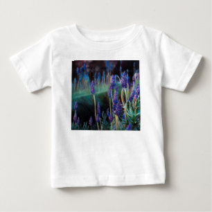 Camiseta De Bebé Jardín junto al estanque en Crepúsculo