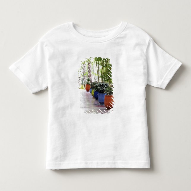 Camiseta De Bebé Jardin Majorelle, Majorelle Garden, ahora público (Anverso)
