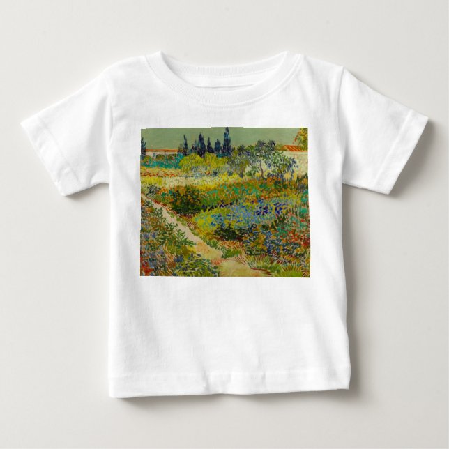 Camiseta De Bebé Jardín Vincent Van Gogh en Arles (Anverso)