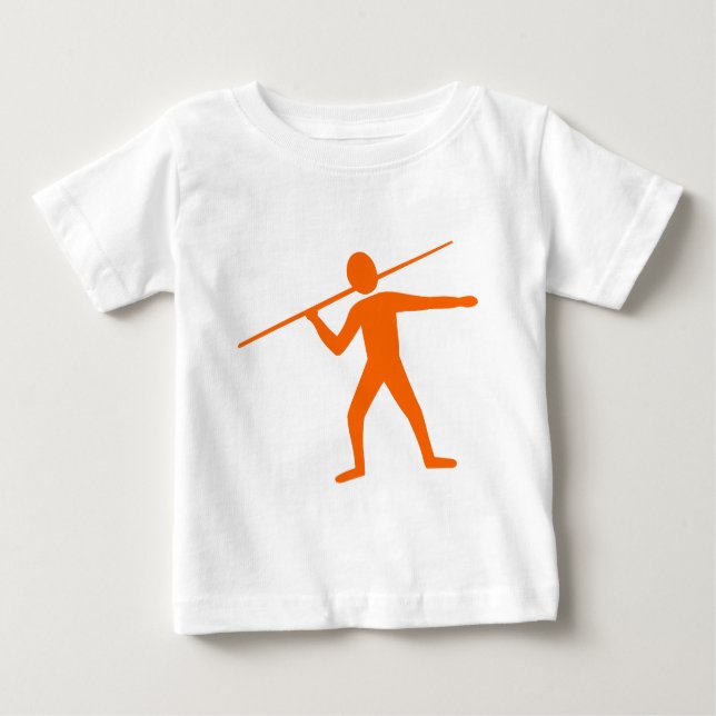 Camiseta De Bebé Javelin Trower - Naranja (Anverso)