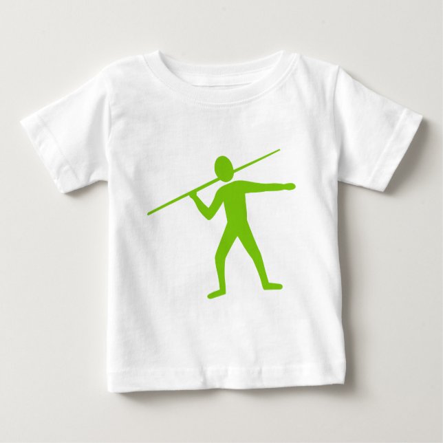 Camiseta De Bebé Javelin Trower - Verde marciano (Anverso)